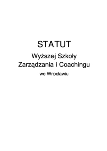 Statut WSZiC